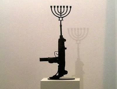 Machine Gun Lambang Yahudi
