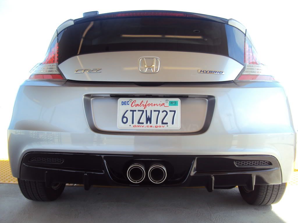 Honda cr z center exhaust #7