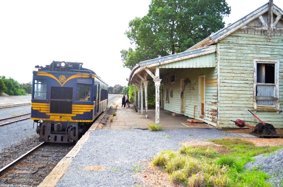 58RM at Boort station. 18 May 2014. Photo: Ken Coram