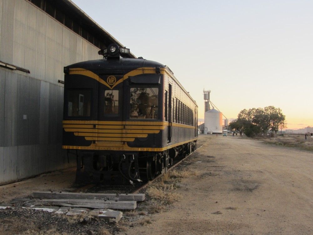 At the end of the line at Deniliquin. 28 Apr 2012. Photo: Colin Sharp