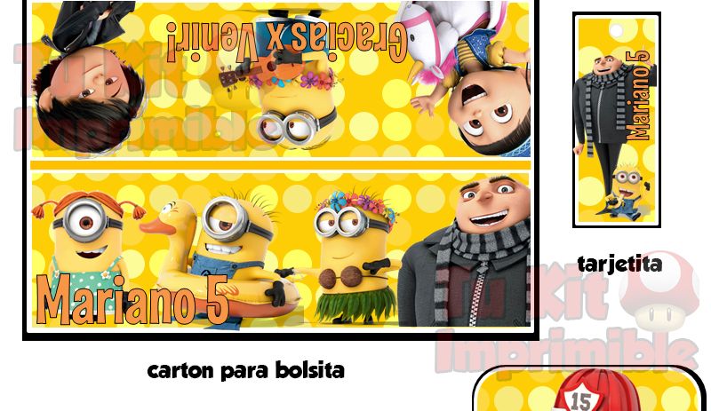 Kit Imprimible Villano Favorito