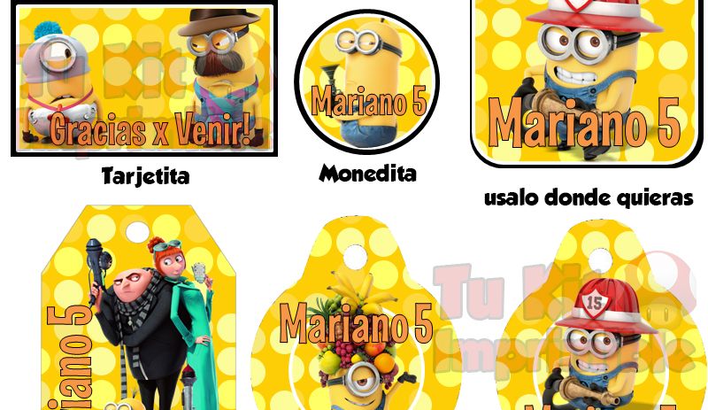 Kit Imprimible Villano Favorito