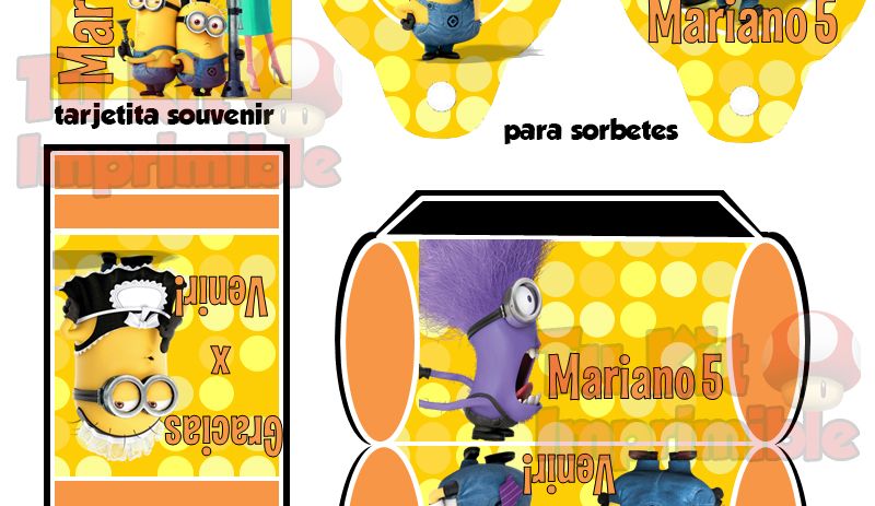 Kit Imprimible Villano Favorito