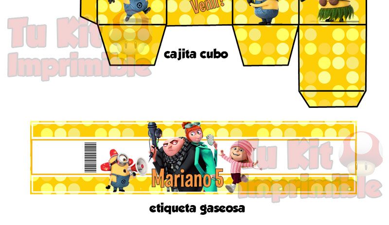 Kit Imprimible Villano Favorito
