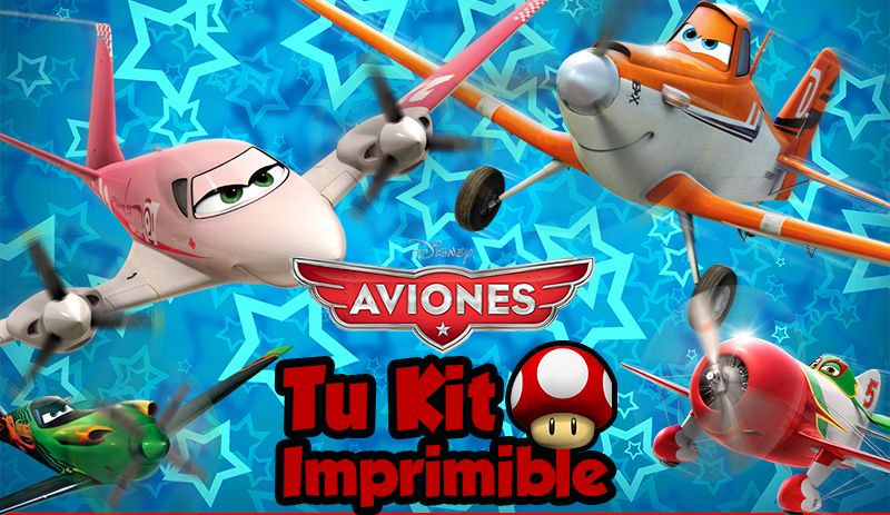 Kit Imprimible Aviones