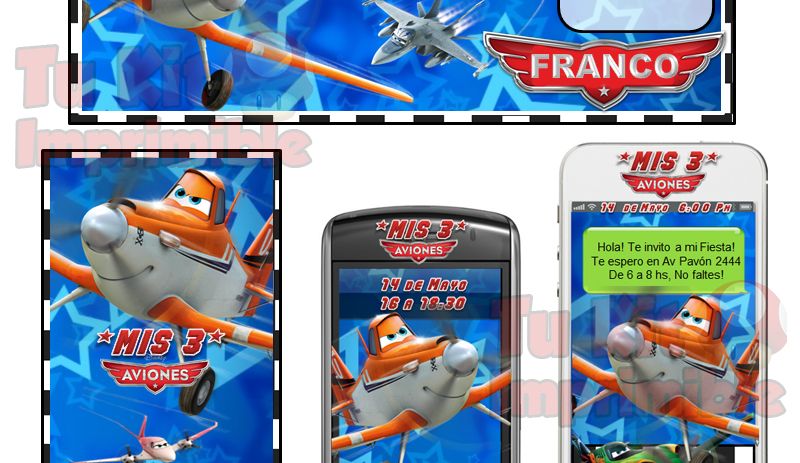 Kit Imprimible Aviones