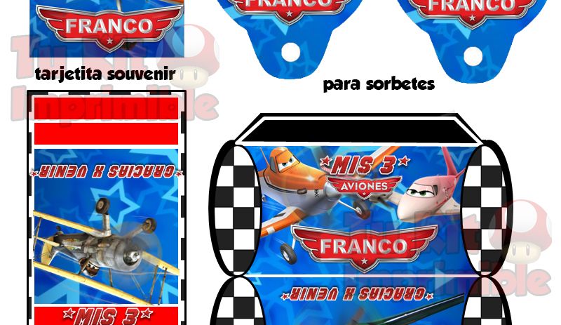Kit Imprimible Aviones