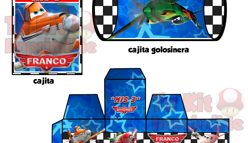 Kit Imprimible Aviones
