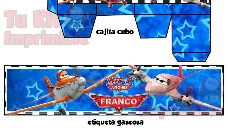 Kit Imprimible Aviones
