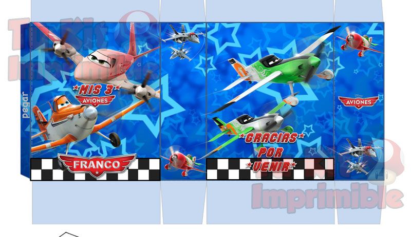 Kit Imprimible Aviones