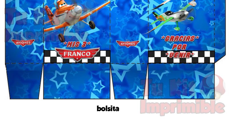 Kit Imprimible Aviones