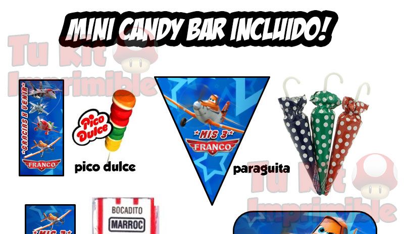 Kit Imprimible Aviones