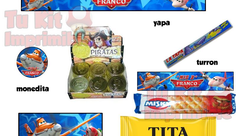 Kit Imprimible Aviones