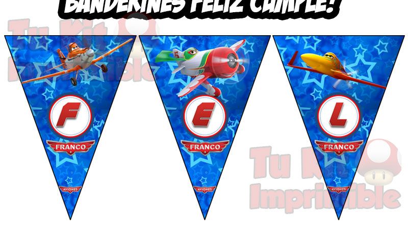 Kit Imprimible Aviones