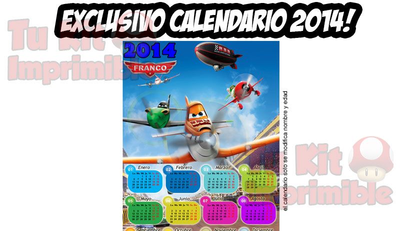 Kit Imprimible Aviones