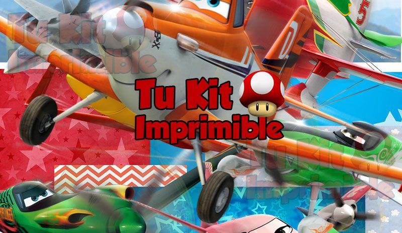 Kit Imprimible Aviones