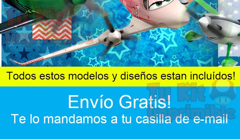 Kit Imprimible Aviones