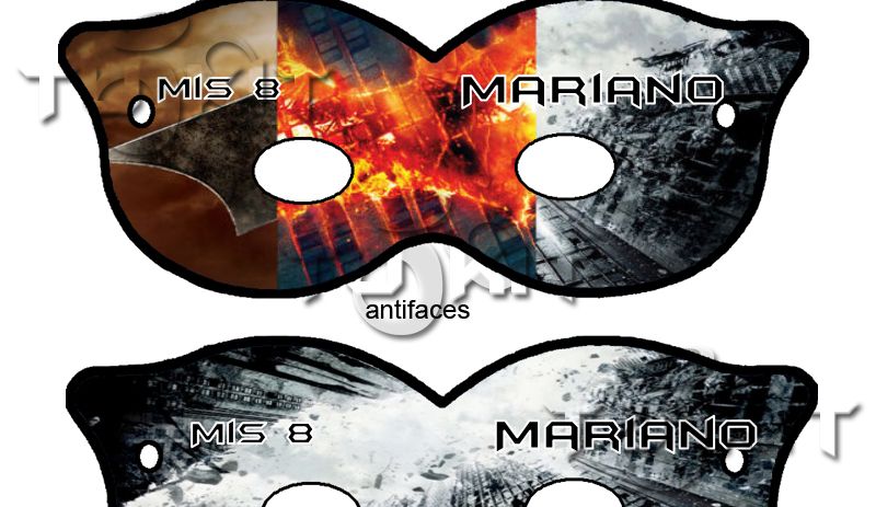 kit imprimible invitaciones batman