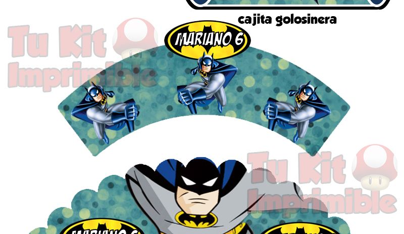 Kit imprimible batman