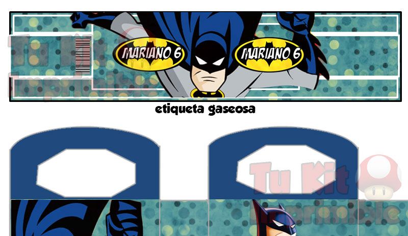Kit imprimible batman