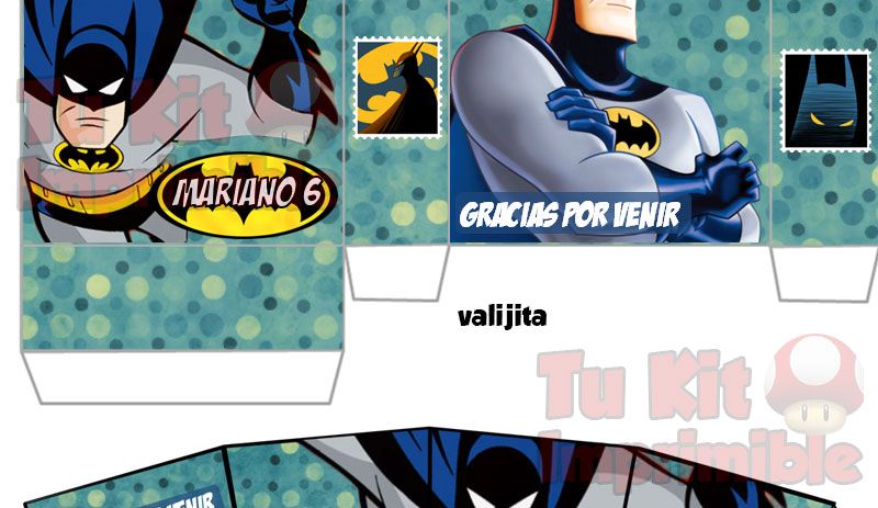 Kit imprimible batman