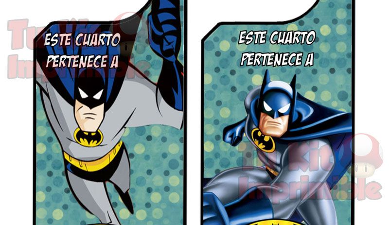 Kit imprimible batman