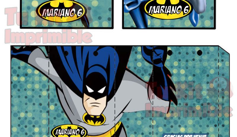 Kit imprimible batman