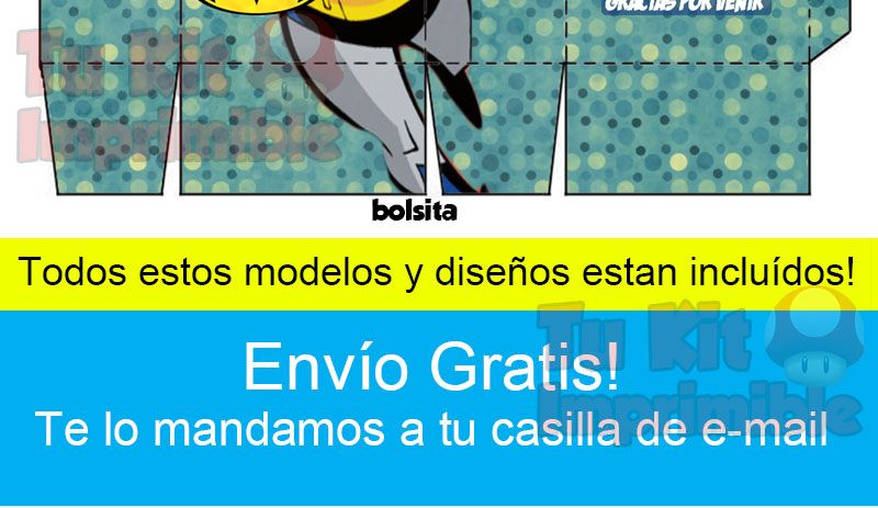 Kit imprimible batman