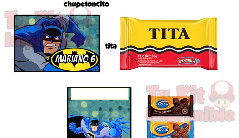 Kit imprimible batman