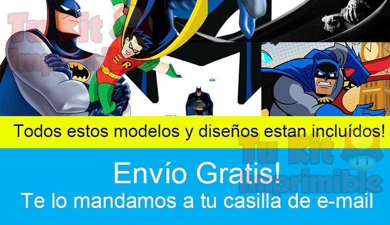 Kit imprimible batman