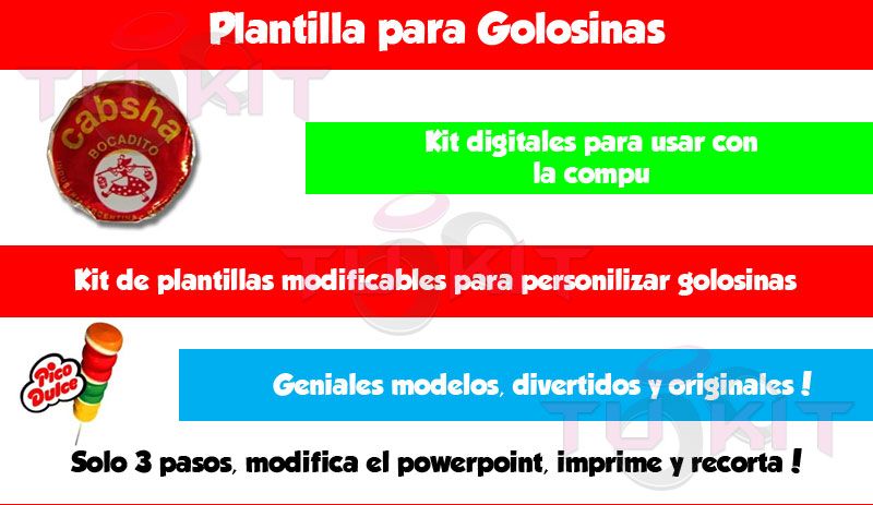 kit imprimible para golosinas Jake y los piratas