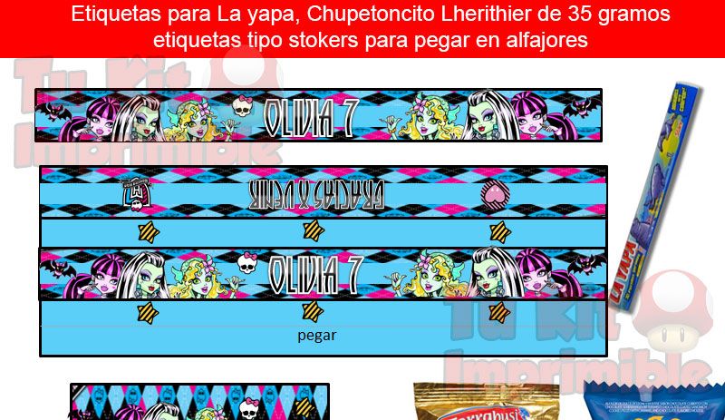 Candy Bar Monster High