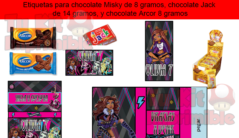 Candy Bar Monster High