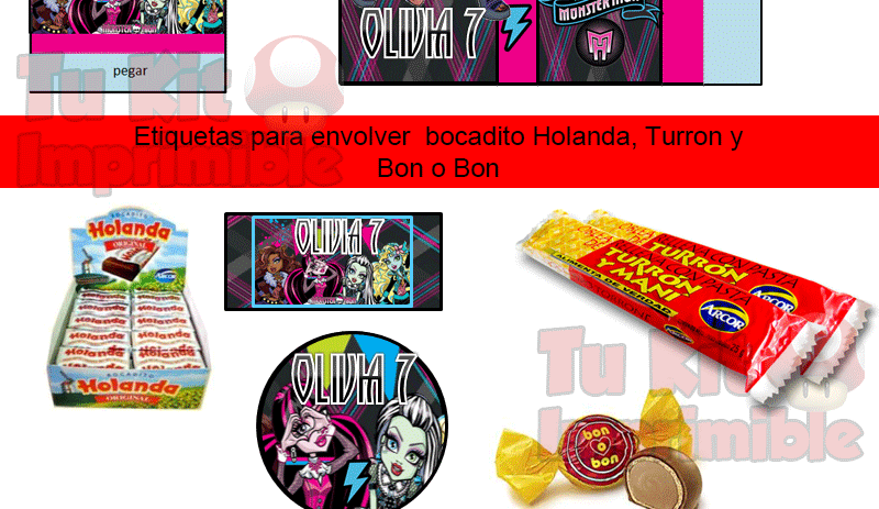 Candy Bar Monster High