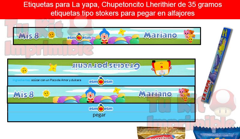 candy bar plim plim