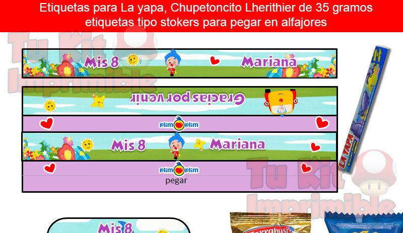candy bar plim plim