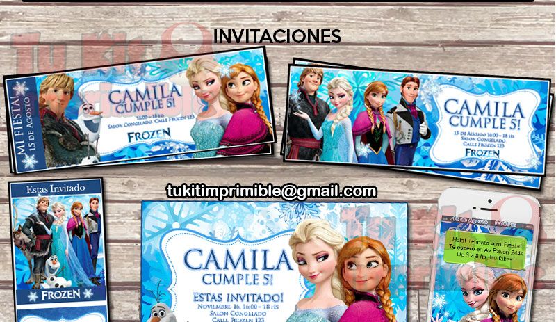 Kit Imprimible Frozen