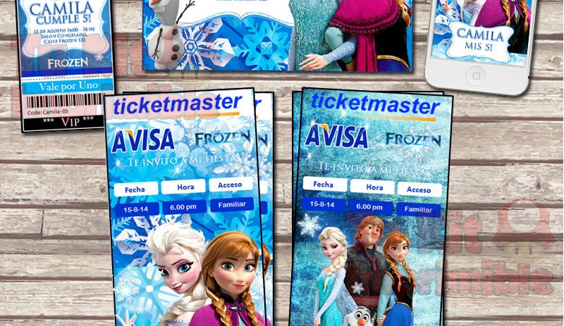 Kit Imprimible Frozen