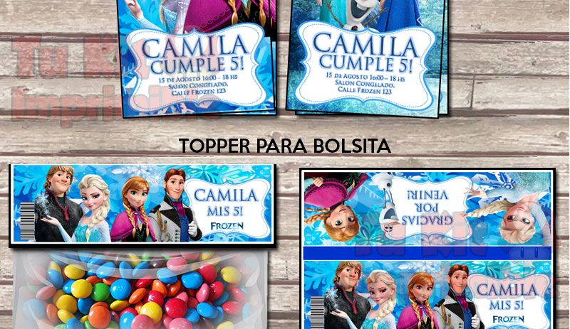 Kit Imprimible Frozen