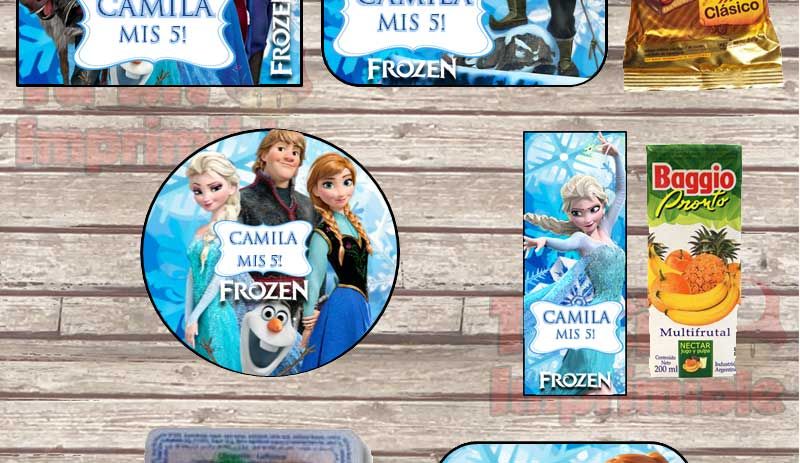 Kit Imprimible Frozen