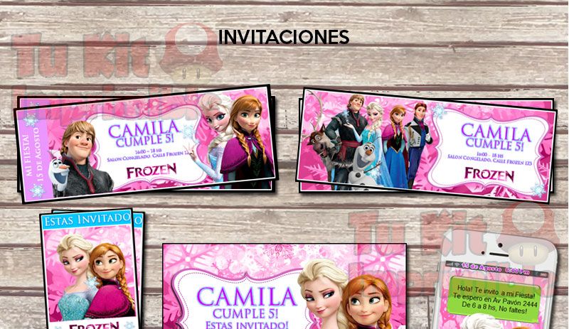 Kit Imprimible Frozen