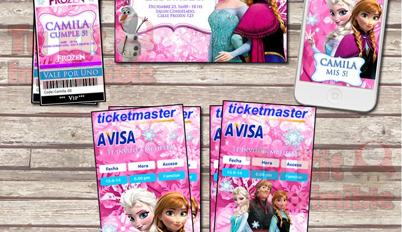 Kit Imprimible Frozen