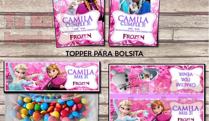Kit Imprimible Frozen
