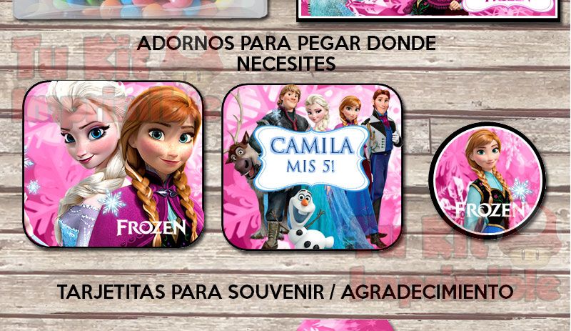 Kit Imprimible Frozen