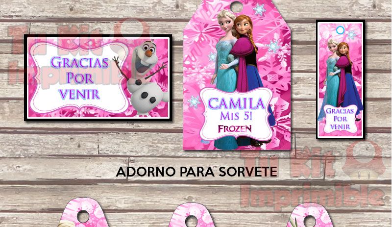 Kit Imprimible Frozen