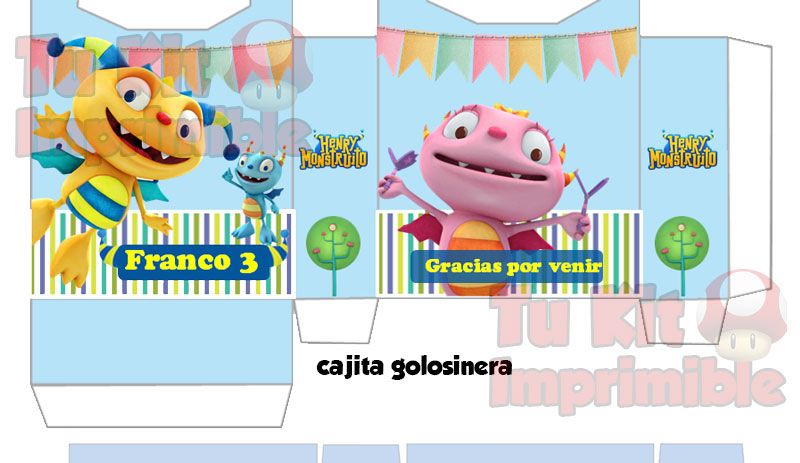 Kit Imprimible Henry Monstruito