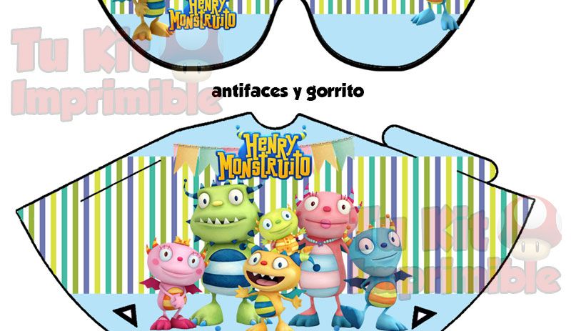 Kit Imprimible Henry Monstruito