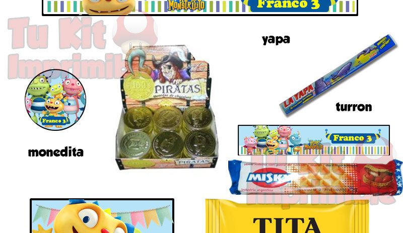 Kit Imprimible Henry Monstruito
