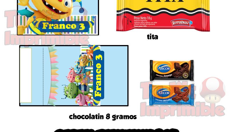 Kit Imprimible Henry Monstruito