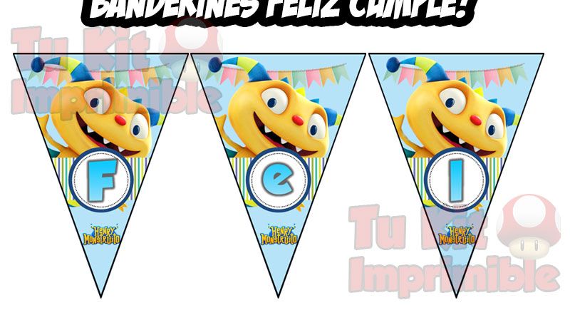 Kit Imprimible Henry Monstruito